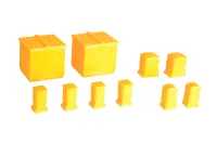 PLUM PMOA Pop Another World Series　Relay box/Cubicle　yellow - Pop Another World - photo 1