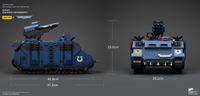 Ultramarines Razorback with twin lascannon 6