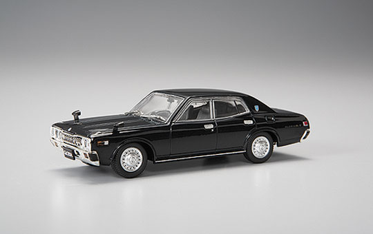 DIECAST MODEL CAR: 1/43 330 GLORIA GL-E LATE Ver. ['77] (DARK TURQUOISE METALLIC)