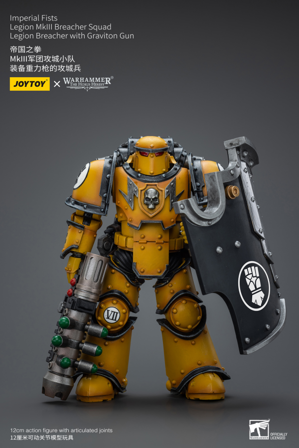 Imperial Fists Legion MkIII Breacher Squad Legion Breacher with Graviton Gun