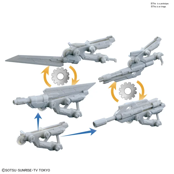 BANDAI HOBBY HGBC 1/144 SPINNING BLASTER - Gundam Build Divers / Re:Divers