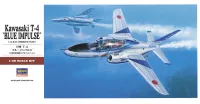 Hasegawa [PT16] 1:48 KAWASAKI T-4 BLUE IMPULSE - Scale Kits - photo 1