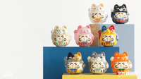 PP X MONSTER Sparkle Lucky Kitten Daruma Blind Box 125