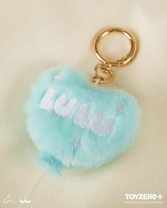 TOYZEROPLUS LuLu the Piggy Generic - Plush Keychain (Sky Blue Balloon ver.) - LuLu The Piggy
