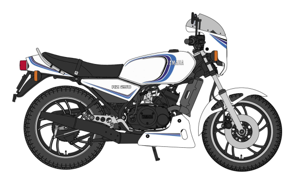 1/12  Yamaha RZ250 (4L3) w/Cowl (1982)