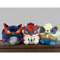 Monster Hunter Fluffy Eggshaped Plush Nargacuga 4