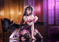 Overlord Desktop Cute Figure - Albedo (Negligee ver.)