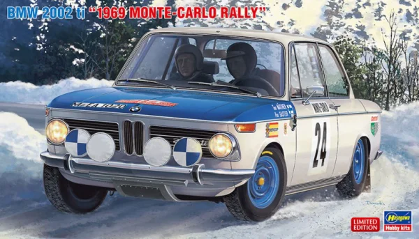 Hasegawa 1/24  BMW 2002 ti "1969 MONTE-CARLO RALLY" - Scale Kits