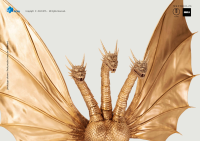 Exquisite Basic Series None Scale Godzilla vs. King Ghidorah King Ghidorah 5