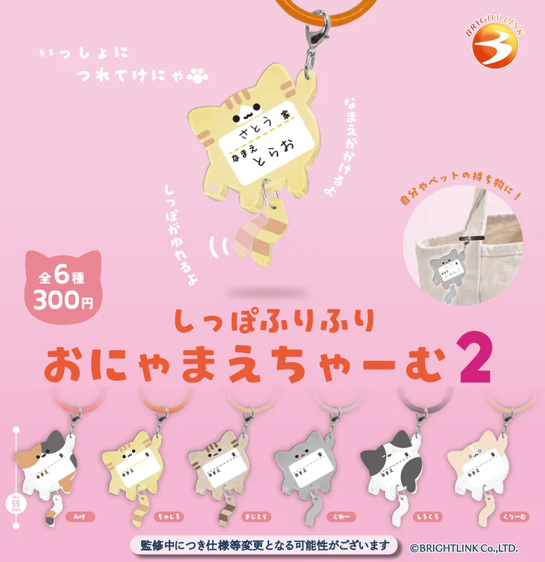 Brightlink Tail-Wagging Name Charm Vol.2 - Blind Boxes