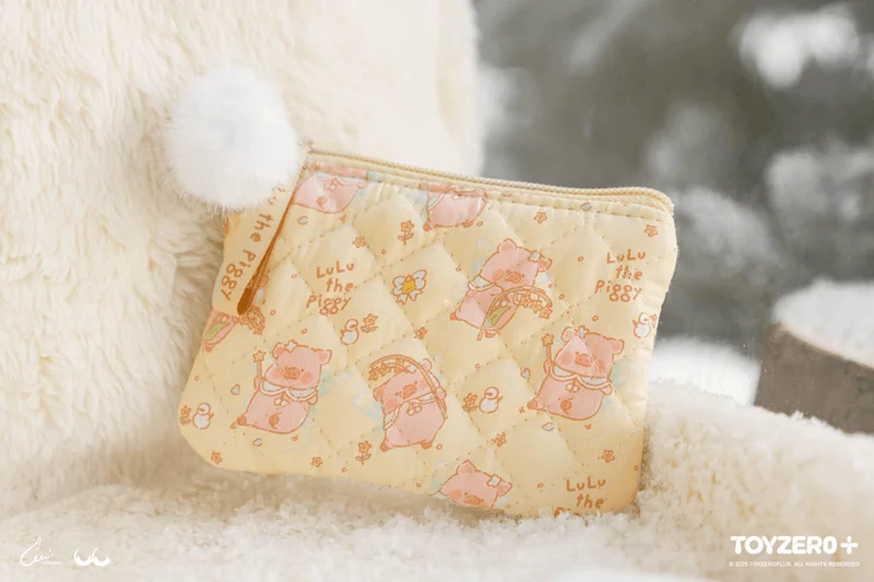 TOYZEROPLUS LuLu the Piggy Winter Series - Welcome Winter QuiltingPouch (S) - LuLu The Piggy