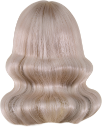 Harmonia series Original Wig (Medium Wave/Pink Gray) 2