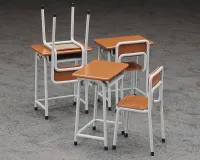 Hasegawa [FA01] 1:12 SCHOOL DESK & CHAIR - Scale Kits - photo 3