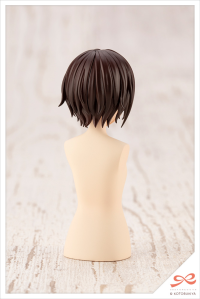 AFTER SCHOOL SHORT WIG TYPE: A [WHITE & CHOCOLATE BROWN] 2