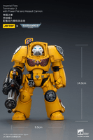 Imperial Fists Terminator 3 with Power Fist and Assault Cannon 20