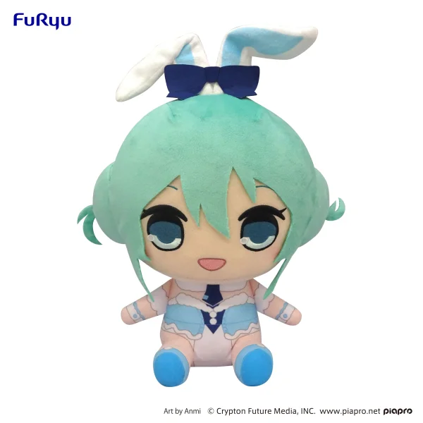 FuRyu Hatsune Miku　KYURUMARU BIG Plush Toy -Hatsune Miku /White Rabbit- - Hatsune Miku