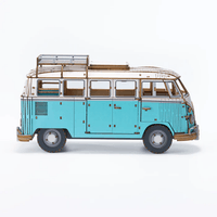 wa-gu-mi Vintage Volkswagen Type 2 (T1) Camper Van GREEN 9