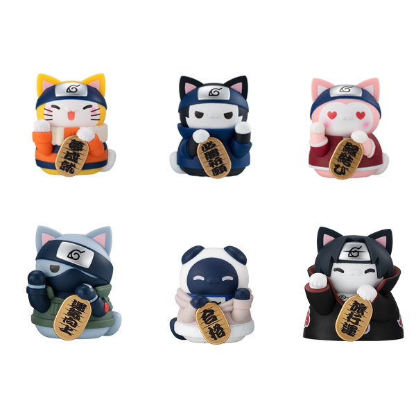 MEGA CAT PROJECT NARUTO Nyaruto! Beckoning cat FORTUNE One more time ! (1pc / 6pc per box)