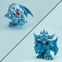 MegaHouse MEGATOON Yu-Gi-Oh！ Blue Eyes White Dragon＆Obelisk the Tormentor set 【with gift】 - Yu-Gi-Oh! - photo 1