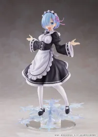 TAITO Re:Zero Starting Life in Another World AMP Figure - Rem (Winter Maid Image Ver.) - Re:ZERO -Starting Life in Another World- - photo 1