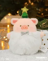 TOYZEROPLUS LuLu the Piggy Christmas - Lovely Snowball Lu Plush Keychain (white ver.) - LuLu The Piggy - photo 2