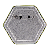 FLUFFY LAND Pinback Button Smiling 4