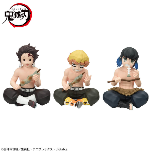 Anime "Demon Slayer: Kimetsu no Yaiba" Perching Mini Figure (EX) (Pack of 28: 10 Tanjiro, 9 Zenitsu, 9 Inosuke)