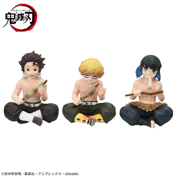 SEGA Anime "Demon Slayer: Kimetsu no Yaiba" Perching Mini Figure (EX) (Pack of 28: 10 Tanjiro, 9 Zenitsu, 9 Inosuke) - Demon Slayer: Kimetsu no Yaiba