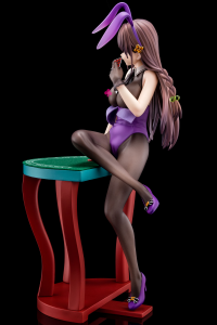 Elfine Phillet wearing flower’s purple bunny costume with Nip Slip Gimmick System 15