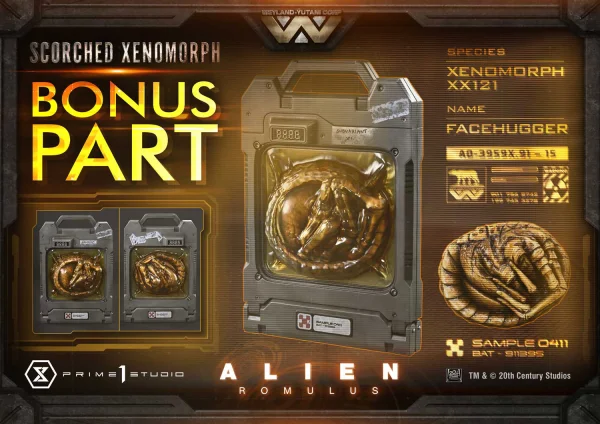 Prime 1 Studio Museum Masterline XL Alien: Romulus Scorched Xenomorph Deluxe Bonus Version - Alien (Movie Franchise)