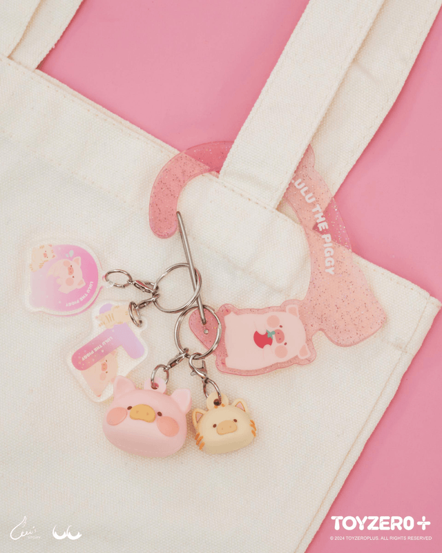 LuLu the Piggy Generic - Carabiner Clip (LuLu shape ver.)
