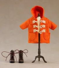 GOOD SMILE COMPANY Nendoroid Doll Warm Clothing Set: Boots &amp; Duffle Coat (Orange) - Figure Accessories - photo 1
