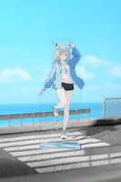 GoodSmile Moment Blue Archive Holiday Saunter Series Acrylic Stand (SHIROKO) - Blue Archive - photo 3