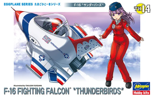 Hasegawa [TH14] EGG PLANE F-16 FIGHTING FALCON THUNDERBIRDS - EGGPLANE SERIES