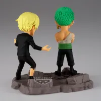 BANDAI Roronoa Zoro & Sanji "…NOTHING...AT ALL!!!!"  "One Piece", Banpresto World Collectable Figure Log Stories - ONE PIECE - photo 8