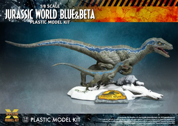 X-PLUS 1/8scale JURASSIC WORLD: DOMINION VEROCIRAPTOR ”BLUE”&”BETA” - Jurassic Park