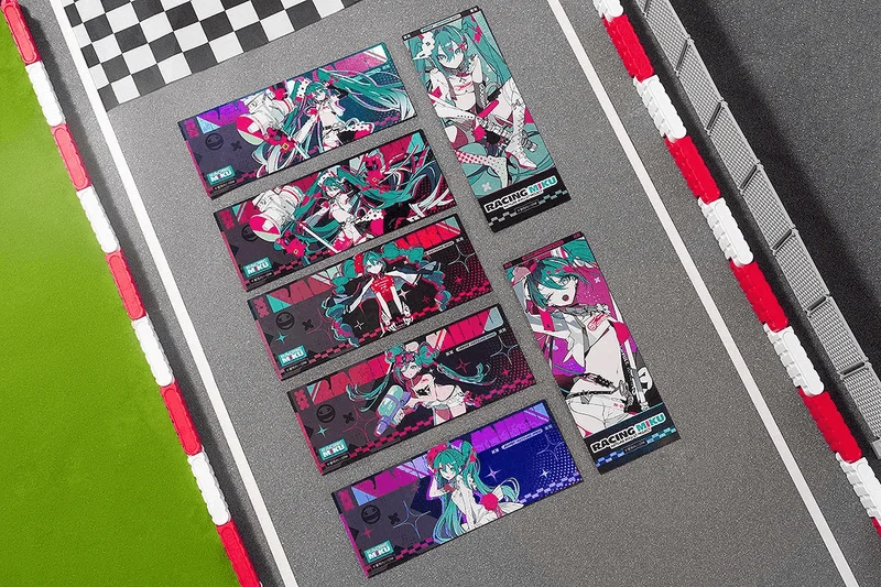 GoodSmile Moment Hatsune Miku: Racing Ver. 2025 Collectible Holographic Ticket - Hatsune Miku
