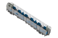 Semi-cross seat interior set A (blue) 3