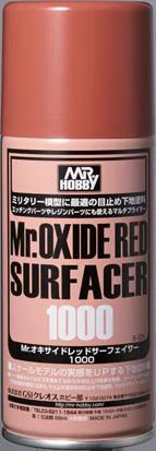 GSI Creos Mr Oxide Red Surfacer Spray 1000 - Paints
