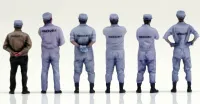 GENCO Mobile Police Patlabor 1/60 scale Shinohara Heavy Industries employee 6 body set - Mobile Police Patlabor - photo 2