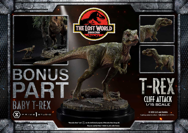 Legacy Museum Collection The Lost World: Jurassic Park (Film) T-Rex Cliff Attack 1/15 scale Bonus Version