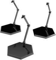 The Simple Stand x3 Black (for Figures & Models) Hex Type 1