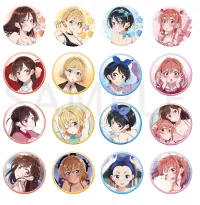 KADOKAWA Rent-A-Girlfriend Swimsuit and Girlfriend Tradable Tin Badges PACK - Rent-A-Girlfriend - photo 1