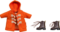 Nendoroid Doll Warm Clothing Set: Boots &amp; Duffle Coat (Orange) 2