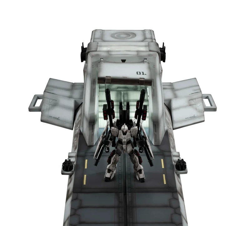 MegaHouse Realistic Model Series： MOBILE SUIT GUNDAM UNICORN （1/144 HG series） Nahel Argama catapult deck（UC ver.） - Mobile Suit Gundam Unicorn / Narrative