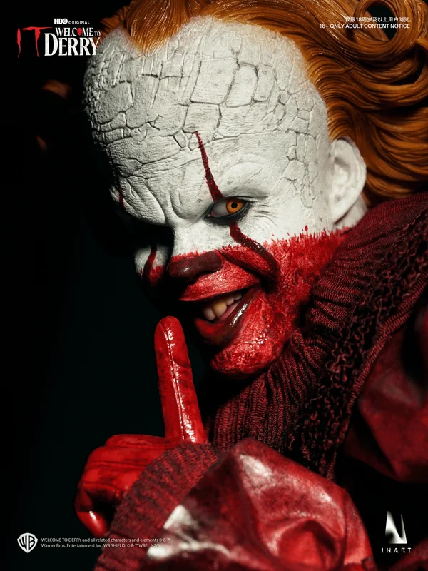 Queen Studios INART - IT: Welcome to Derry Season 1 - Pennywise (Bloody Version) 1/6 Collectible Figure - IT