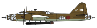 1/72 Mitsubishi Ki67 TYPE 4 HEAVY BOMBER HIRYU (PEGGY) 74th Flight Regiment 2