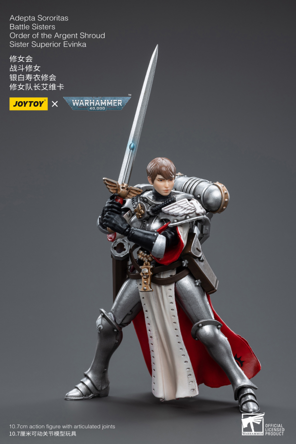 Warhammer 40K-Adepta Sororitas Battle Sisters Order of the Argent Shroud Sister Superior Evinka