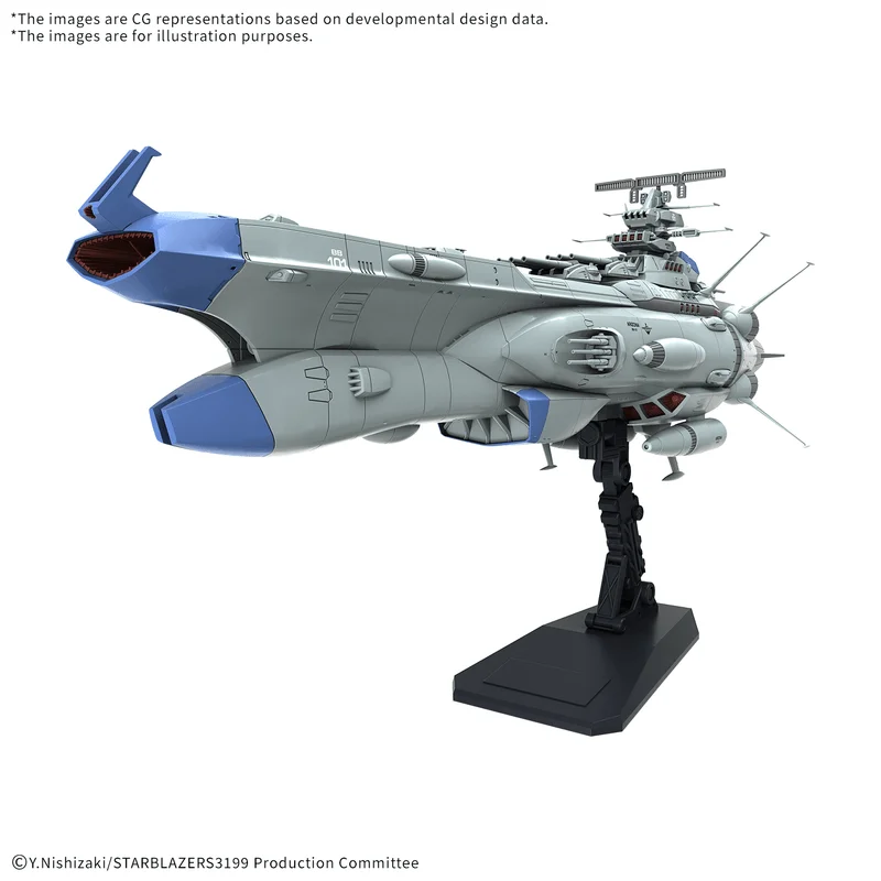 BANDAI HOBBY 1/1000 BB-101 ARIZONA CLASS SPACE BATTLE SHIP ARIZONA - Space Battleship Yamato