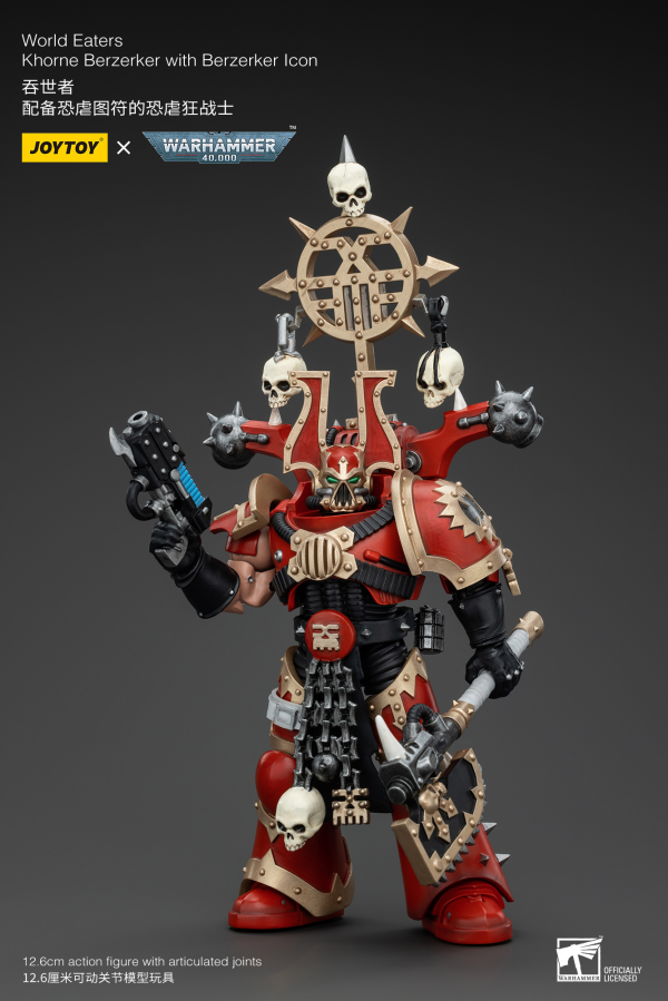 World Eaters Khorne Berzerker with Berzerker lcon